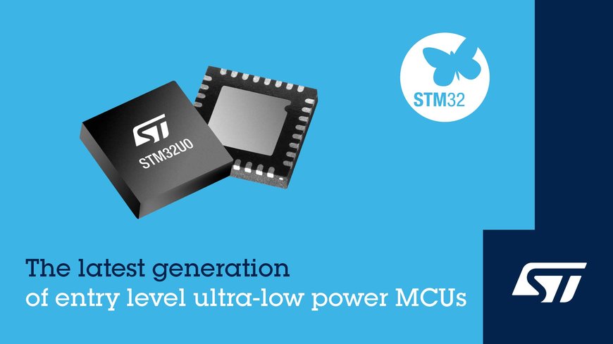 STMICROELECTRONICS REVEALS ADVANCED ULTRA-LOW-POWER STM32 MICROCONTROLLERS